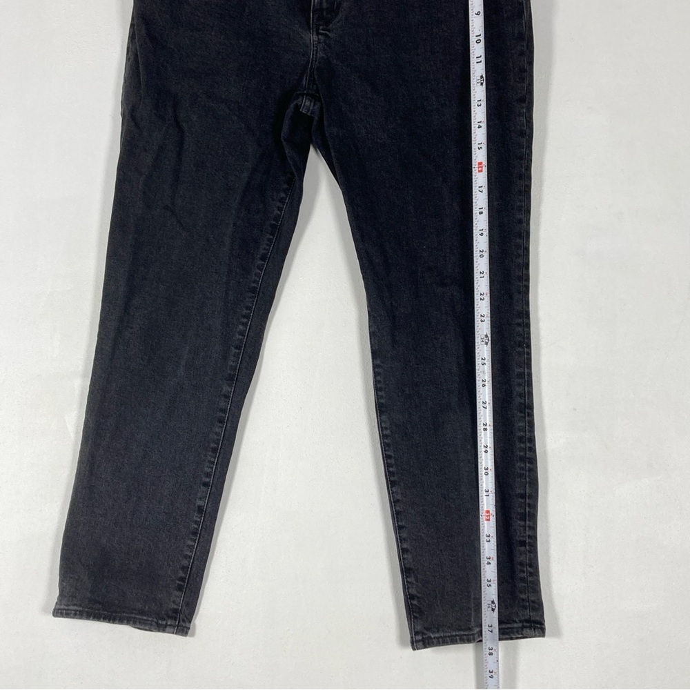 Madewell Tomboy Straight Jeans High Rise Denim Washed Black Women's Size 32 - Picture 10 of 15